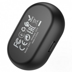 Wireless Hands Free Hoco ES41 Clear TWS V5.0 Εναλλαγή Master/Slave 480mAh 5h Ομιλία - Αναπαραγωγή Μαύρο
