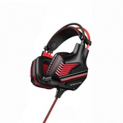 Ακουστικά Stereo Gaming Borofone BO101 Racing με 3.5mm Κονέκτορα και LED Φωτισμό Μαύρα-Κόκκινα