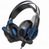 Ακουστικά Stereo Gaming Hoco W102 Cool Tour σύνδεση ενός 3.5mm και USB με Μικρόφωνο και LED Φωτισμό Μαύρο-Μπλε
