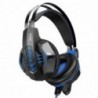 Ακουστικά Stereo Gaming Hoco W102 Cool Tour σύνδεση ενός 3.5mm και USB με Μικρόφωνο και LED Φωτισμό Μαύρο-Μπλε