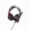 Ακουστικά Stereo Gaming Hoco W102 Cool Tour σύνδεση ενός 3.5mm και USB με Μικρόφωνο και LED Φωτισμό Μαύρο-Κόκκινο