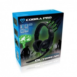 Ακουστικά Stereo Media-Tech COBRA PRO OUTBREAK MT3602 Διπλό Κονέκτορα 3.5mm για Gamers με Μικρόφωνο και 2 Μέτρα Καλώδιο Κορδόνι.
