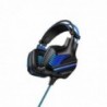 Ακουστικά Stereo Gaming Borofone BO101 Racing με 3.5mm Κονέκτορα και LED Φωτισμό Μαύρα-Μπλε
