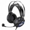 Ακουστικά Stereo Gaming Hoco W101 Streamer σύνδεση διπλού 3.5mm και USB με Μικρόφωνο Μεγάλο Καλώδιο και LED Φωτισμό 7 Χρωμάτων Μ