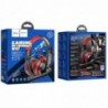 Ακουστικά Stereo Gaming Hoco W103 Magic Tour με 3.5mm Κονέκτορα και Μικρόφωνο με Διακόπτη Ενεργοποίησης Κόκκινα