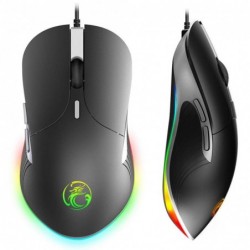 Ενσύρματο Ποντίκι iMICE X6 Gamer 6D με 6 Πλήκτρα, 6400 DPI και LED Φωτισμό. Μαύρο