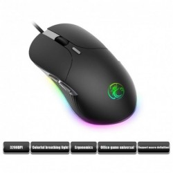 Ενσύρματο Ποντίκι iMICE X6 Gamer 6D με 6 Πλήκτρα, 6400 DPI και LED Φωτισμό. Μαύρο