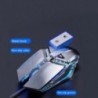 Ενσύρματο Ποντίκι iMICE T80 Gamer 6D με 6 Πλήκτρα, 3200 DPI και LED Φωτισμό. Ασημί