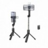 Βάση Στήριξης και Selfie Stick Hoco K15 Treasure για Συσκευές 4.7"-6.5" 55mAh, Συμβατό με GoPro, Μήκος 800mm Μαύρο