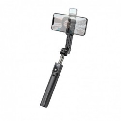 Βάση Στήριξης και Selfie Stick Hoco K15 Treasure για Συσκευές 4.7"-6.5" 55mAh, Συμβατό με GoPro, Μήκος 800mm Μαύρο