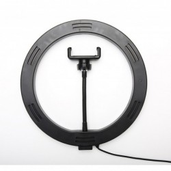 Βάση Στήριξης Media-Tech MT5541 Ring Light με Desk stand και Τρίποδο για Κινητά Τηλέφωνα 1,6m Διάμετρός 25,8cm