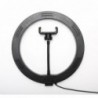 Βάση Στήριξης Media-Tech MT5541 Ring Light με Desk stand και Τρίποδο για Κινητά Τηλέφωνα 1,6m Διάμετρός 25,8cm