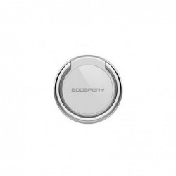 Βάση Στήριξης Δαχτυλίδι Goospery Ring για Κινητά Τηλέφωνα Ασημί
