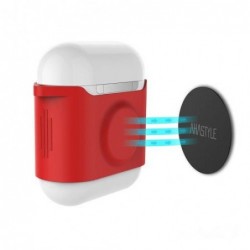 Προστατευτικό Κάλυμμα AhaStyle PT09 Apple AirPods Magnetic Κόκκινο