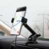 Βάση Στήριξης Αυτοκινήτου Hoco S12 Rich με Wireless Charger 10W Μαύρο - Ασημί