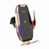Βάση Στήριξης Αυτοκινήτου Hoco S14 Surpass με Wireless Charger 15W Χρυσό