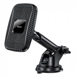 Βάση Στήριξης Αυτοκινήτου Hoco CA75 Magnetic με Wireless Charger 15W USB-C Μαύρο