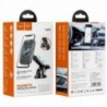 Βάση Στήριξης Αυτοκινήτου Hoco CA75 Magnetic με Wireless Charger 15W USB-C Μαύρο