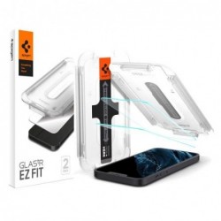 Tempered Glass Full Face Spigen Glas.tR EZ-FIT Apple iPhone 13 mini (2 τεμ.)