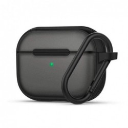 Θήκη Soft TPU & PC Spigen Ciel Color Brick Apple AirPods Pro με Γάντζο Μαύρο