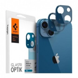 Tempered Glass Full Face Spigen Glas.tR Optik για Τζαμάκι Κάμερας Apple iPhone 13 mini/ 13 Μπλε (2 τεμ.)