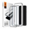 Tempered Glass Full Face Spigen Glas.tR Align Master Apple iPhone 12/ 12 Pro Μαύρο (2 τεμ.)