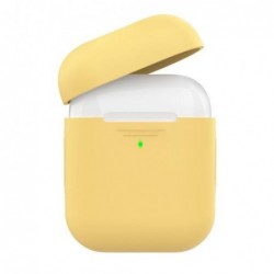 Θήκη Σιλικόνης AhaStyle PT02-F Apple AirPods Premium Κίτρινο