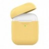 Θήκη Σιλικόνης AhaStyle PT02-F Apple AirPods Premium Κίτρινο