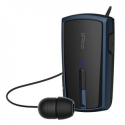 Ακουστικό Bluetooth iPro RH120 Retractable Μαύρο-Μπλε