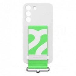 Θήκη Σιλικόνης με Strap Samsung EF-GS901TWEG G901B Galaxy S22 5G Λευκό