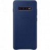 Δερμάτινo Back Cover Samsung EF-VG975LNEG G975F Galaxy S10 Plus Σκούρο Μπλε
