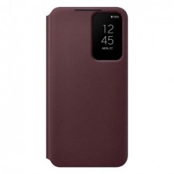 Θήκη Flip S-View Samsung EF-ZS901CEEG G901B Galaxy S22 5G Μπορντώ
