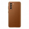 Δερμάτινo Back Cover Samsung EF-VG991LAEG G991B Galaxy S21 5G Καφέ