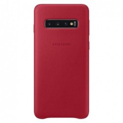 Δερμάτινo Back Cover Samsung EF-VG973LREG G973F Galaxy S10 Κόκκινο