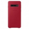 Δερμάτινo Back Cover Samsung EF-VG973LREG G973F Galaxy S10 Κόκκινο