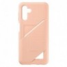 Θήκη Σιλικόνης με Card Slot Samsung EF-OA136TPEG A136U Galaxy A13 5G Ροζ