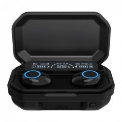 True Wireless Ακουστικά Bluetooth Devia EM404 Joy A12 Ultra-Long Standby Kintone Series Μαύρο