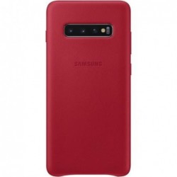 Δερμάτινo Back Cover Samsung EF-VG975LREG G975F Galaxy S10 Plus Κόκκινο