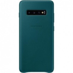 Δερμάτινo Back Cover Samsung EF-VG975LGEG G975F Galaxy S10 Plus Πράσινο