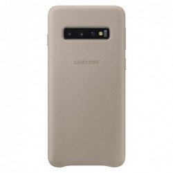 Δερμάτινo Back Cover Samsung EF-VG973LJEG G973F Galaxy S10 Γκρι