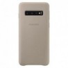 Δερμάτινo Back Cover Samsung EF-VG973LJEG G973F Galaxy S10 Γκρι