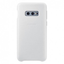Δερμάτινo Back Cover Samsung EF-VG970LWEG G970F Galaxy S10e Λευκό