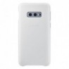 Δερμάτινo Back Cover Samsung EF-VG970LWEG G970F Galaxy S10e Λευκό