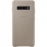 Δερμάτινo Back Cover Samsung EF-VG975LJEG G975F Galaxy S10 Plus Γκρι