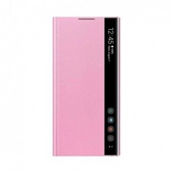 Θήκη Flip Clear View Samsung EF-ZN970CPEG N970F Galaxy Note 10 Ροζ