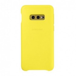 Δερμάτινo Back Cover Samsung EF-VG970LYEG G970F Galaxy S10e Κίτρινο