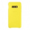 Δερμάτινo Back Cover Samsung EF-VG970LYEG G970F Galaxy S10e Κίτρινο