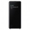 Θήκη Flip Clear View Samsung EF-ZG970CBEG G970F Galaxy S10e Μαύρο