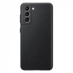 Δερμάτινo Back Cover Samsung EF-VG991LBEG G991B Galaxy S21 5G Μαύρο