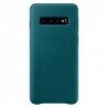 Δερμάτινo Back Cover Samsung EF-VG973LGEG G973F Galaxy S10 Πράσινο